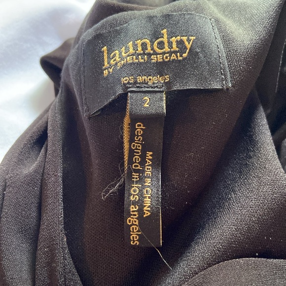 Laundry by Shelli Segal bodycon black dress size 2 - Picture 5 of 11